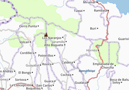 Alto Boquete Map