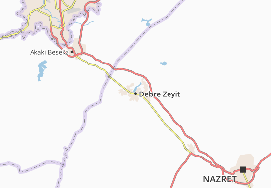 Karte Stadtplan Debre Zeyit