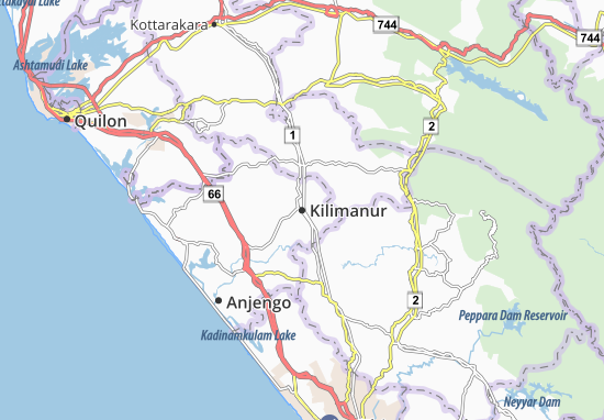Mapa Kilimanur