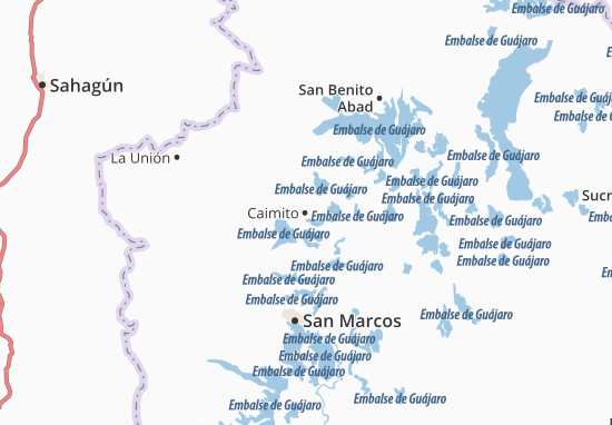 Karte Stadtplan Caimito