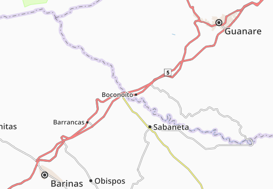 Boconoíto Map