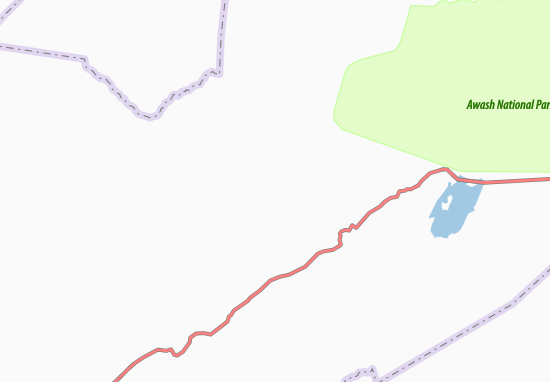 Karte Stadtplan Melka Jilo