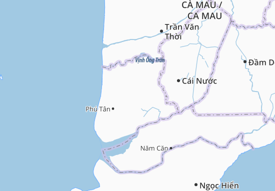 Mapa Tân Hưng Tây