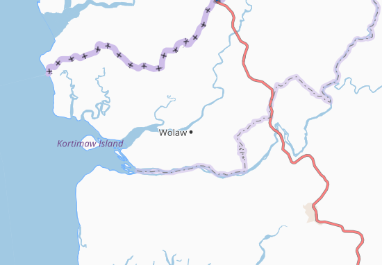 Karte Stadtplan Wolaw
