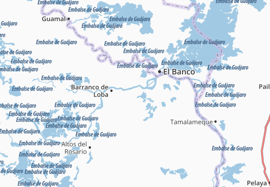 San Martín de Loba Map