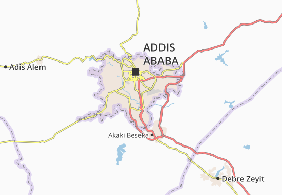 Kaart Plattegrond Adis