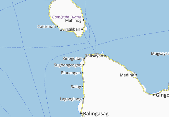 Kinoguitan Map