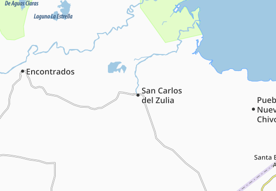 Karte Stadtplan San Carlos del Zulia