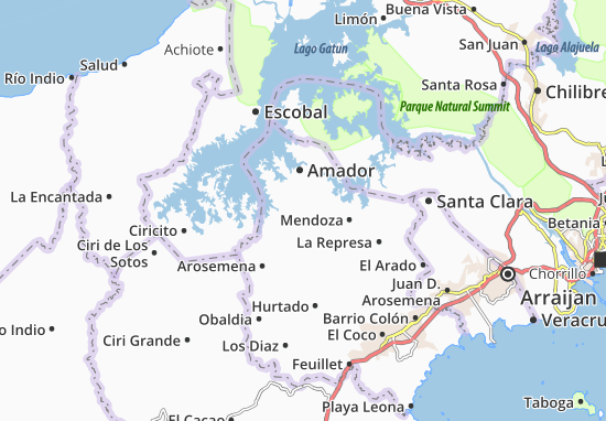 Cerro Cama Map
