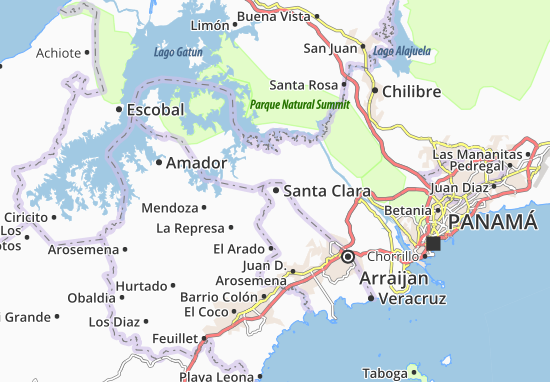 Santa Clara Map
