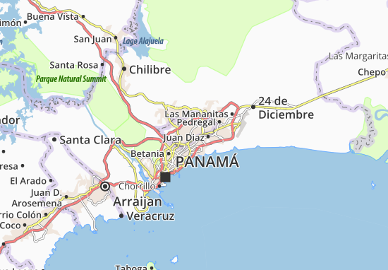 Karte Stadtplan José Domingo Espinar
