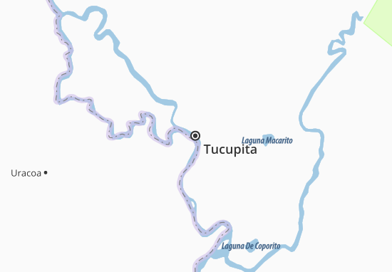 Kaart Plattegrond Tucupita