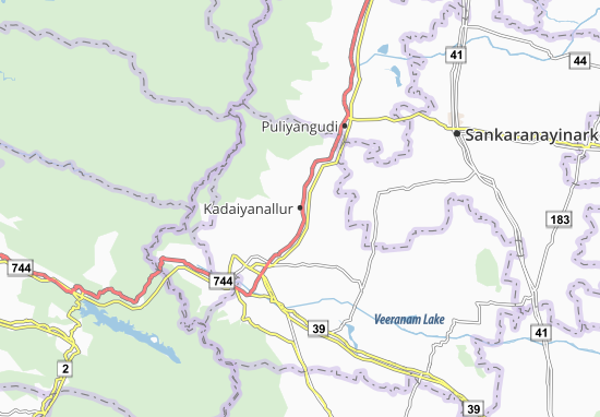 Mapa Kadaiyanallur