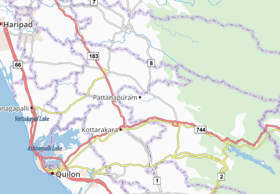 Karte Stadtplan Pattanapuram
