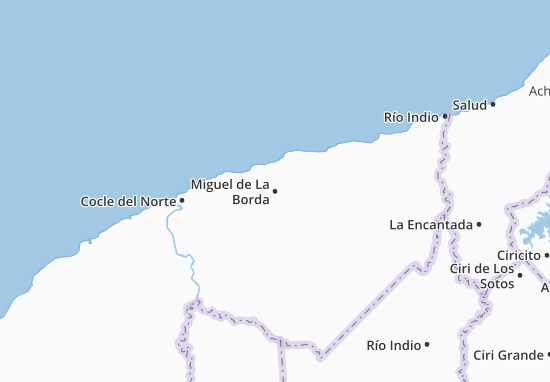 Miguel de La Borda Map