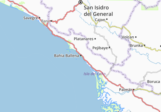 Bahia Ballena Map