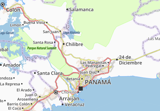 Mapa Alcade Diaz