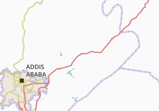 Karte Stadtplan Sendafa