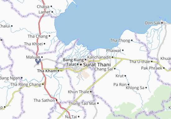 Kaart Plattegrond Bang Kung
