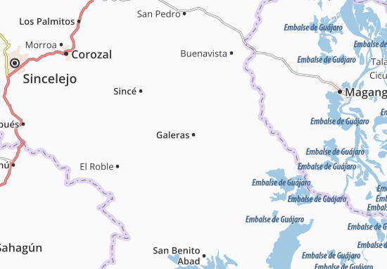 Galeras Map