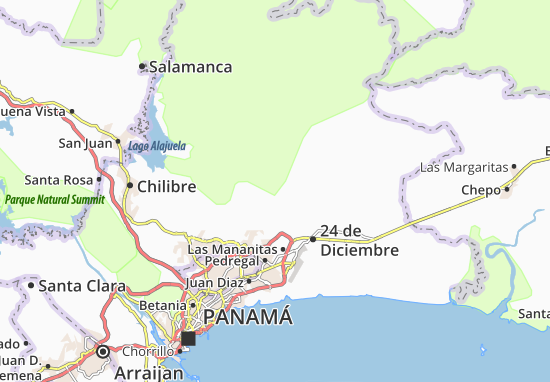 Cerro Azul Map