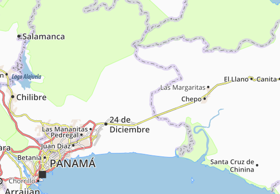 San Martín Map