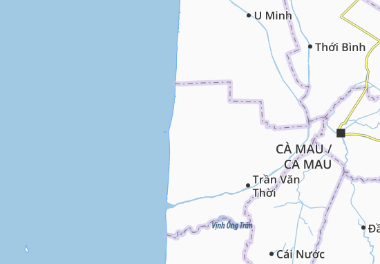 Karte Stadtplan Khánh Bình Tây