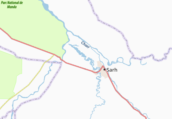 Mapa Gakedje