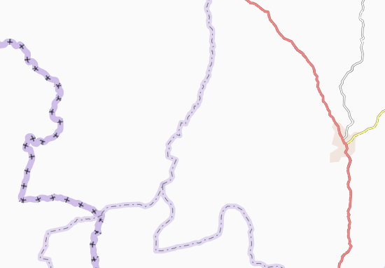 Kaart Plattegrond Bouredou