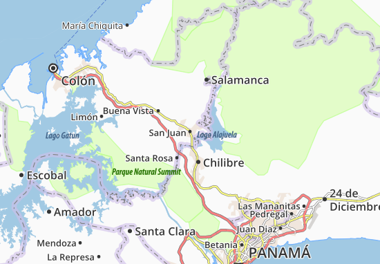 Kaart Plattegrond San Juan