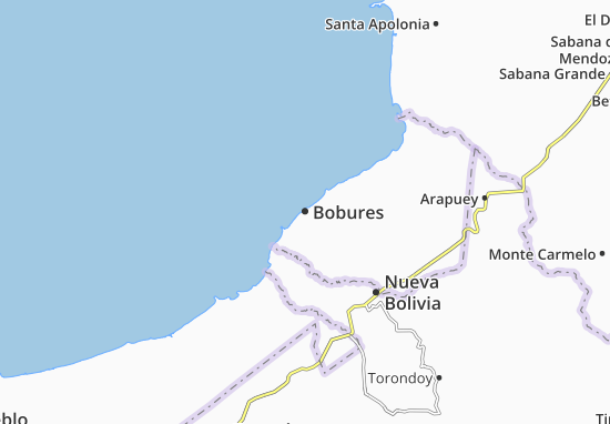 Mapa Bobures