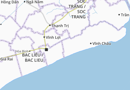 Kaart Plattegrond Lai Hòa