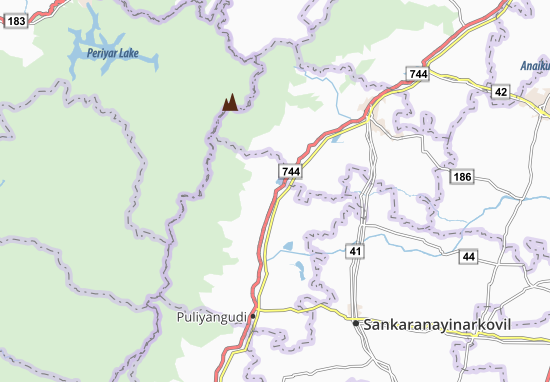 Karte Stadtplan Sivagiri