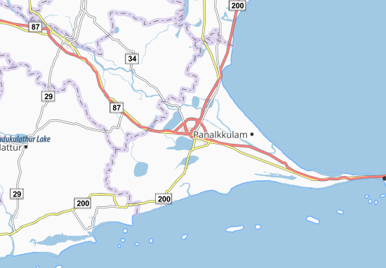 Kaart Plattegrond Ramanathapuram
