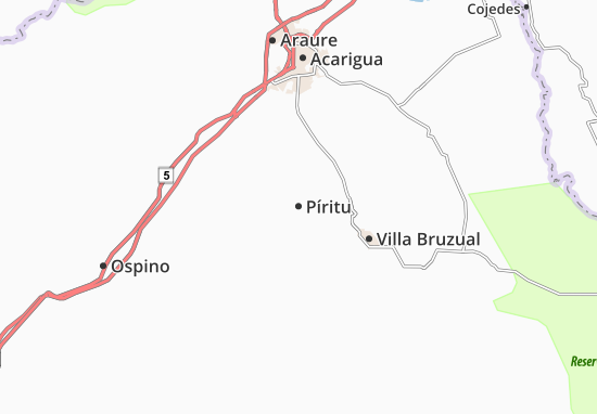 Píritu Map