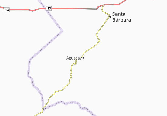 Aguasay Map
