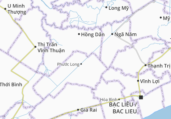 Mapa Vĩnh Phú Đông