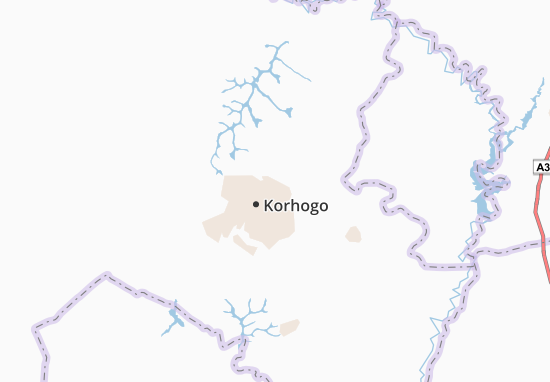 Karte Stadtplan Natyo Kobadara