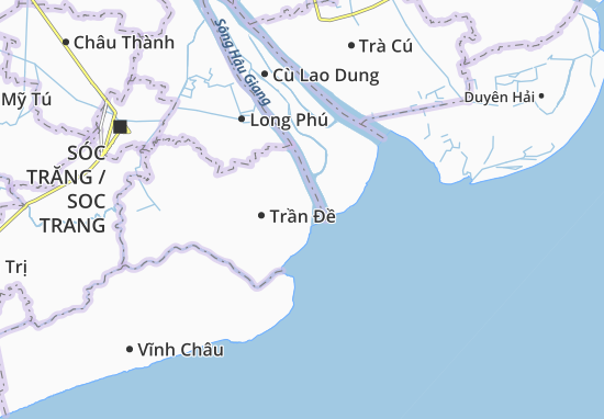 Karte Stadtplan Trung Bình