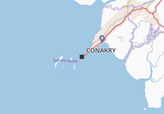 Karte Stadtplan Conakry