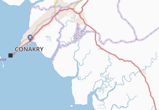 Mapa Fokoufokou