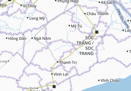 Karte Stadtplan Lâm Tân
