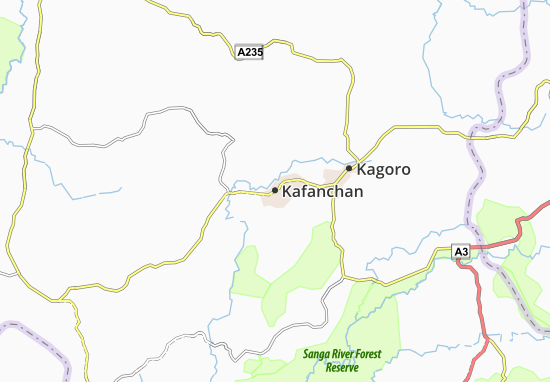 Kaart Plattegrond Kafanchan