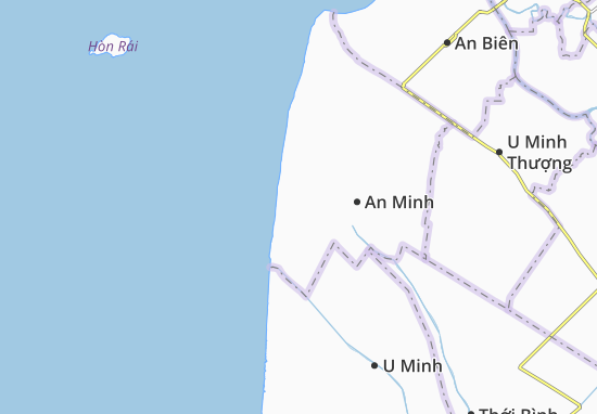 Karte Stadtplan Vân Khánh Đông