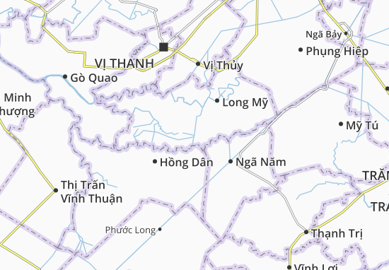 Kaart Plattegrond Xà Phiên