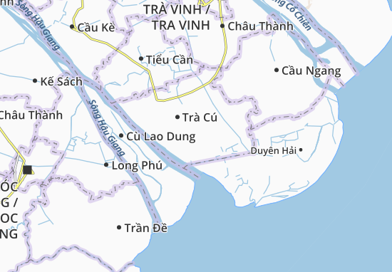 Kaart Plattegrond Hàm Giang