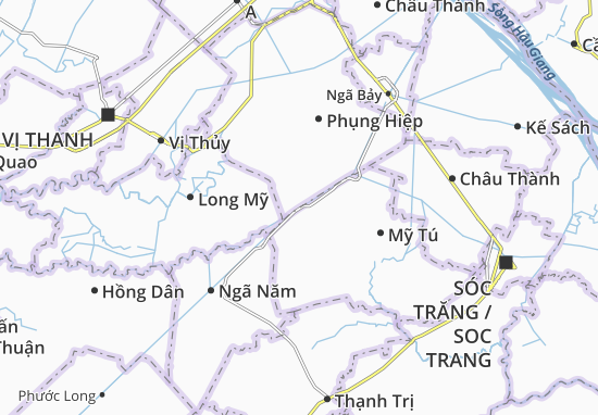 Karte Stadtplan Phương Phú