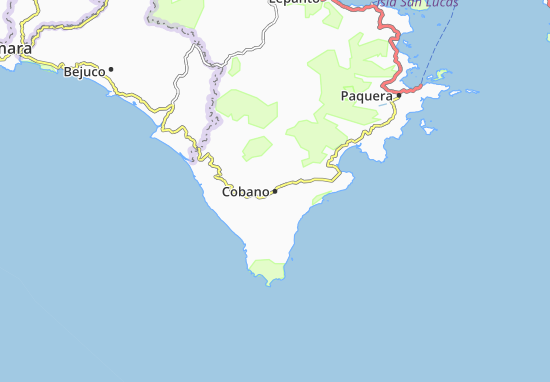 Karte Stadtplan Cobano