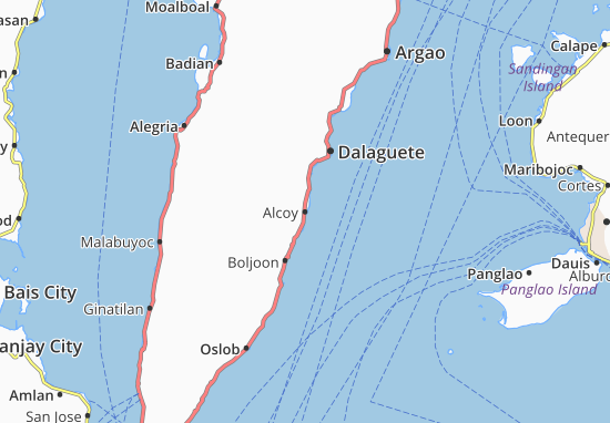 Mapa Alcoy