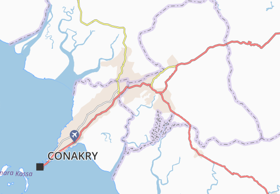 Mapa Bentroya